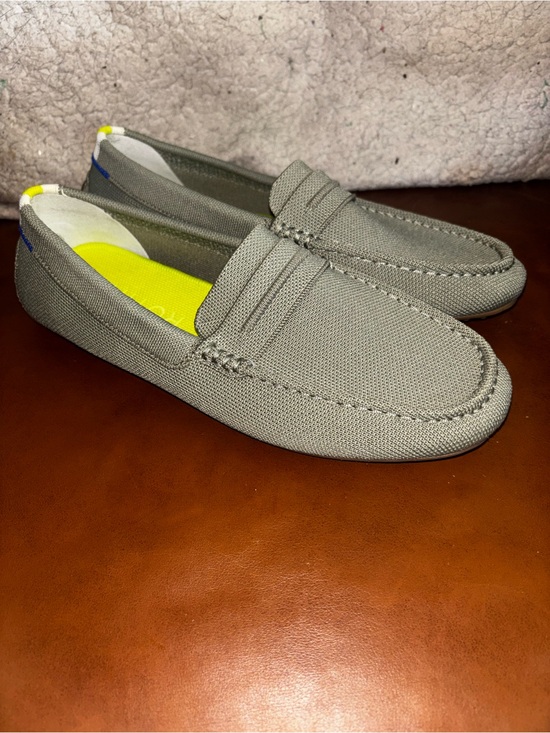 Rothy's Shoes - Rothy’s The Driver Loafers Olive Green Knit Women’s Size 10 Washable Like New